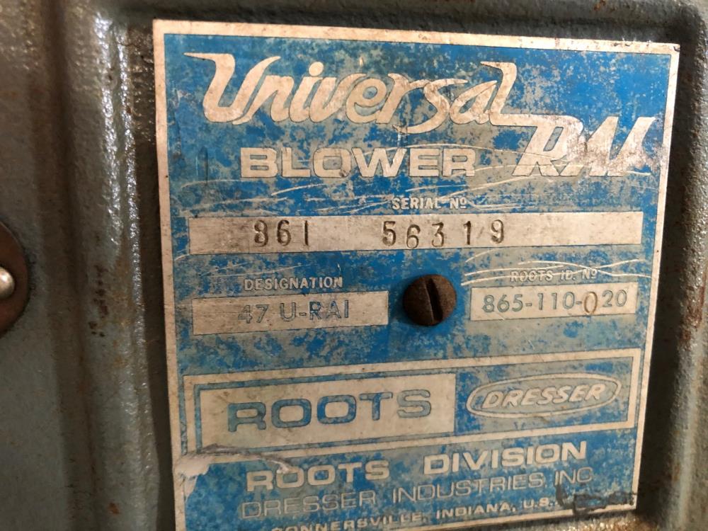 Dresser Roots Universal RAI Blower 47 U-RAI, 865-110-020